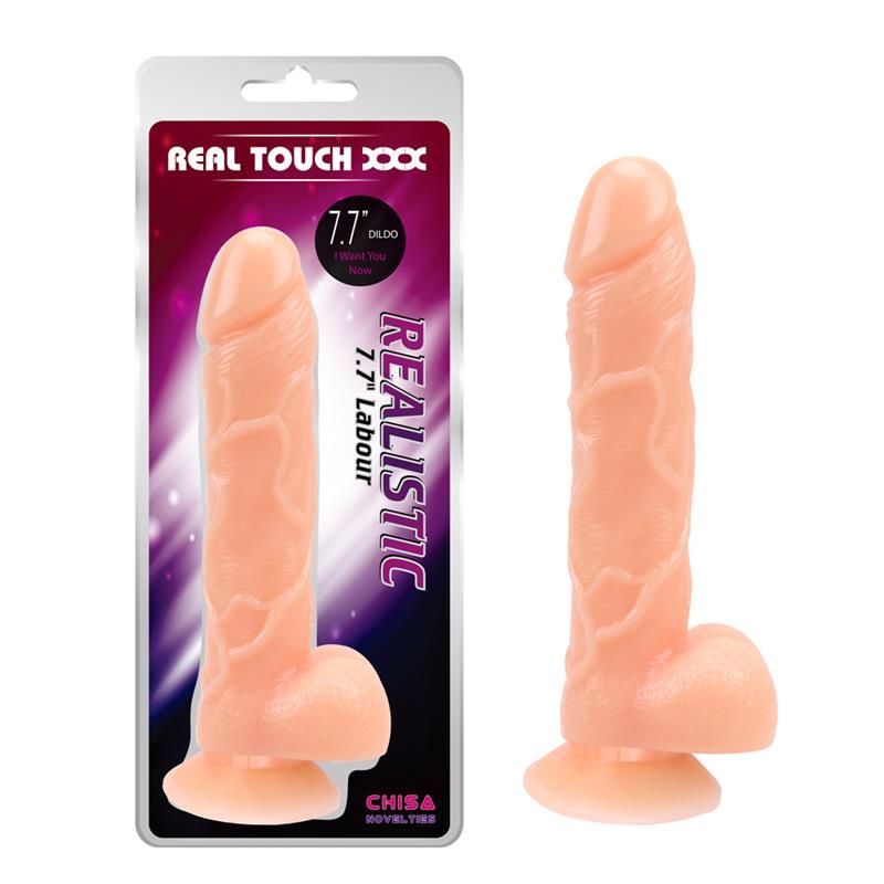 Chisa Dildo Labour T-Skin 7.7" Hautfarben