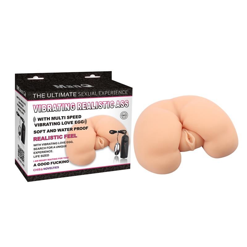 Masturbador Vibratório Chisa T-Skin Cor de Pele