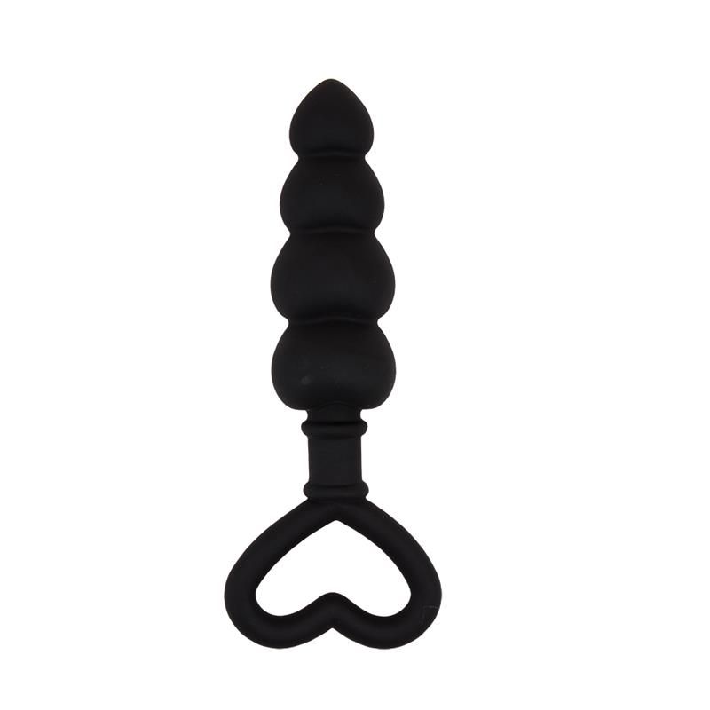 Chisa Luv Probe com contas 15.6 x 3.4 cm em silicone (preto)