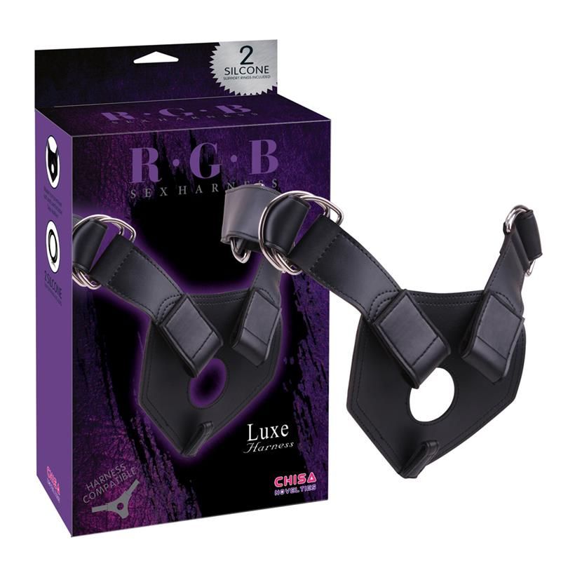 Chisa Luxe Harness Silicone (Black)
