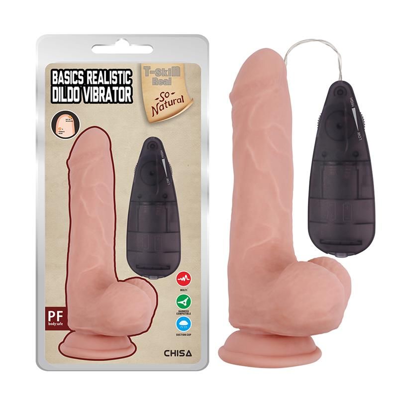 Chisa realistischer vibrierender Dildo Basics Realistic 7.8"