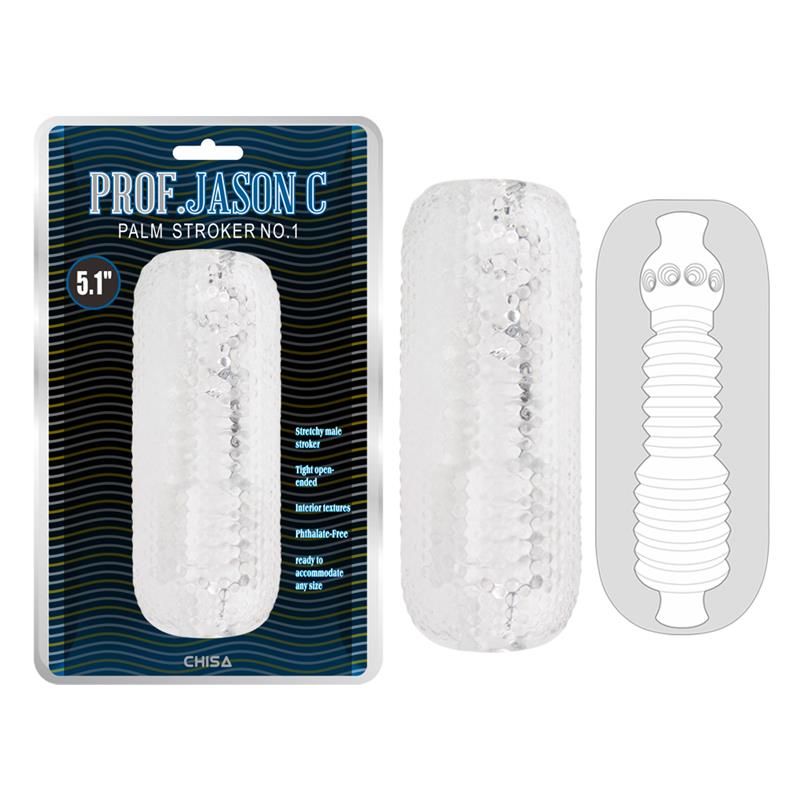 Chisa Male Masturbator Palm Stroker No. 1 - 4,9" Transparent