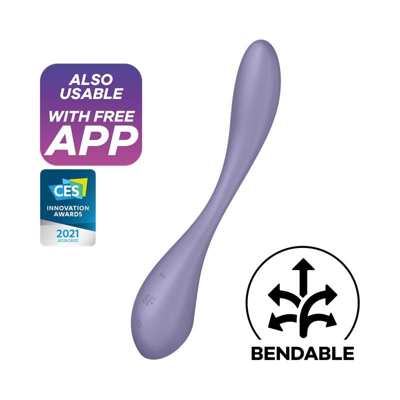Satisfyer G-Spot Flex 5+ Multi Vibrator (Lilac)