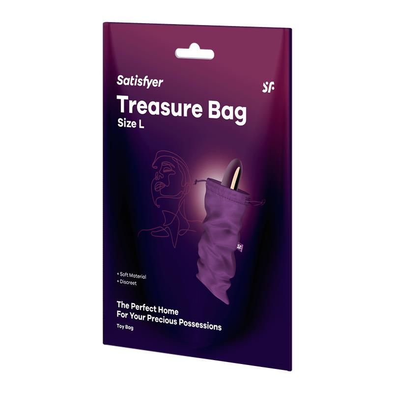 Satisfyer Toy Bag Treasure Bag Size L (Purple)