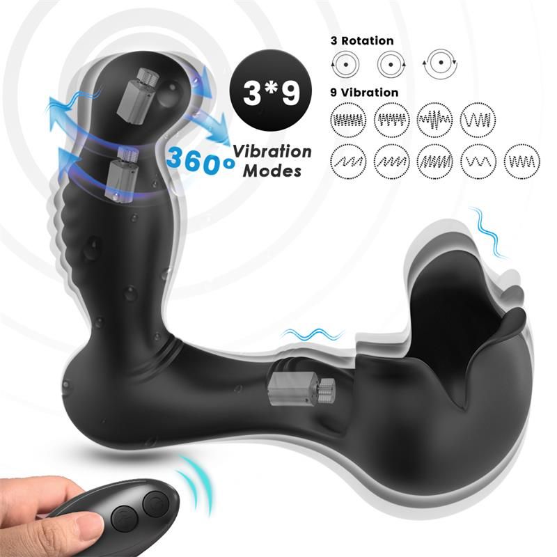 Urban Sky Prostata-Massagegerät mit 360°-Rotation und Hodenstimulation