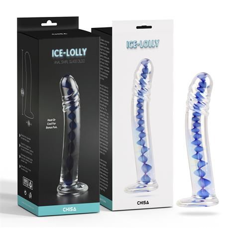 Chisa Anal Swirl gode en verre spiralé 6,7"