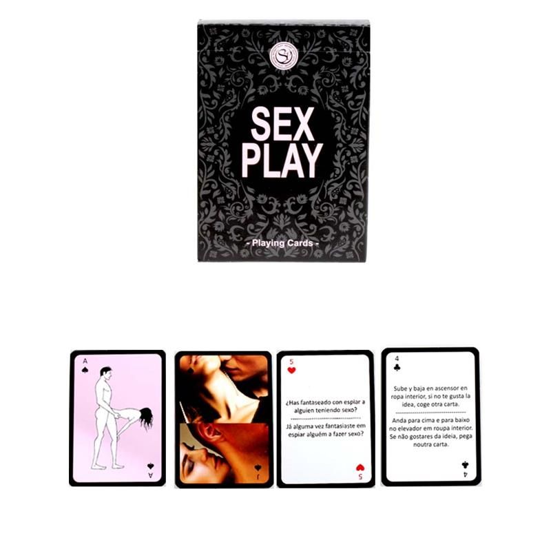 Secret Play Gioco "Sex Play" Carte da gioco (Spagnolo/Portoghese)