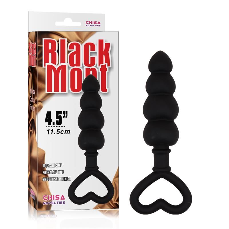 Chisa Beaded Luv Probe 15,6 x 3,4 cm Silikon (Svart)