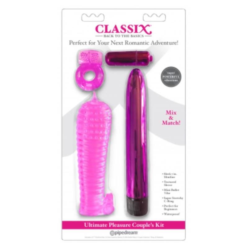 Classix Ultimate Pleasure Couples Kit (Pink)