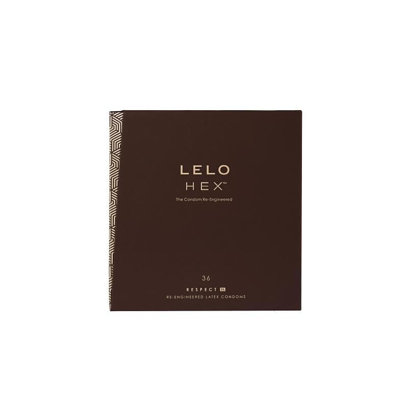 Lelo HEX RESPECT XL Kondomit 36 kpl