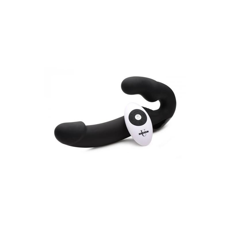 Strap U Urge Strapless Strap-On Vibraattori (Musta)