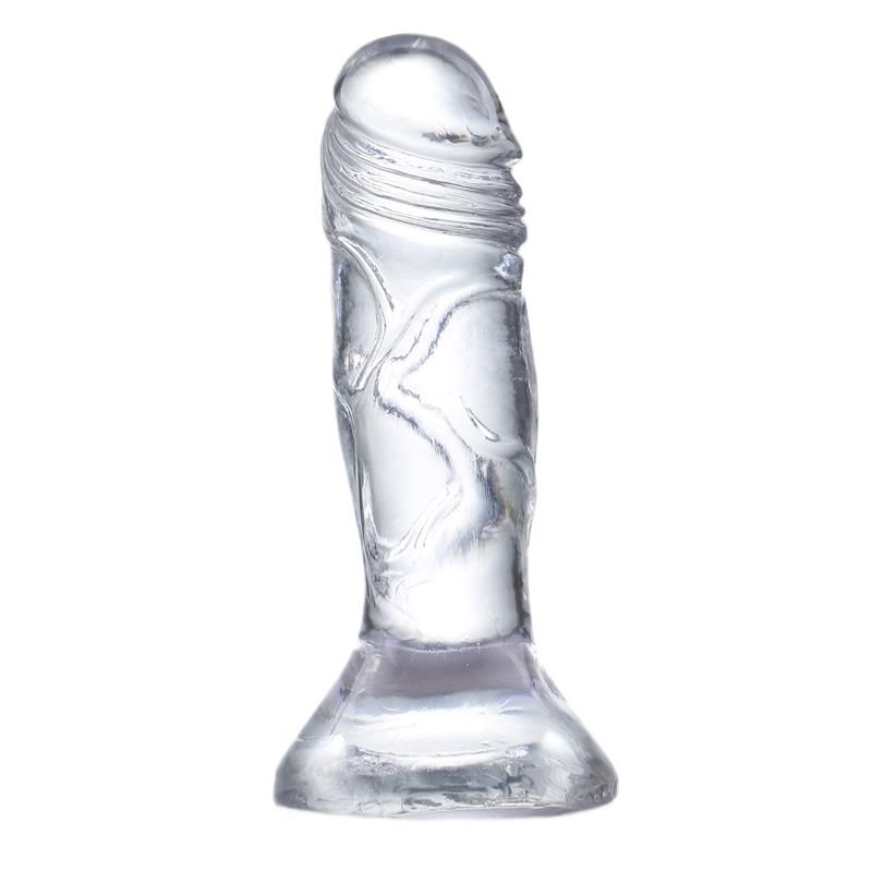 Glazed Realistyczne dildo z materiału Crystal 12,3 cm