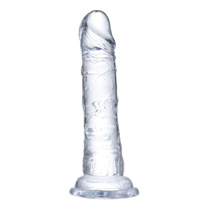 Dildo realistyczne Glazed Crystal 19 cm