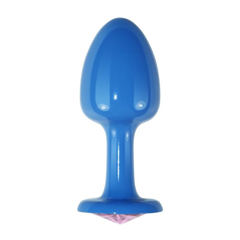 Lovetoy Metall Analplug Blur Rosebud med rosa juvel