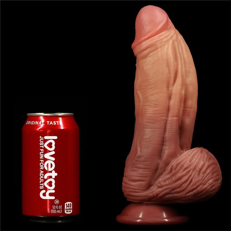Lovetoy Nature King dildo de dupla camada 10"