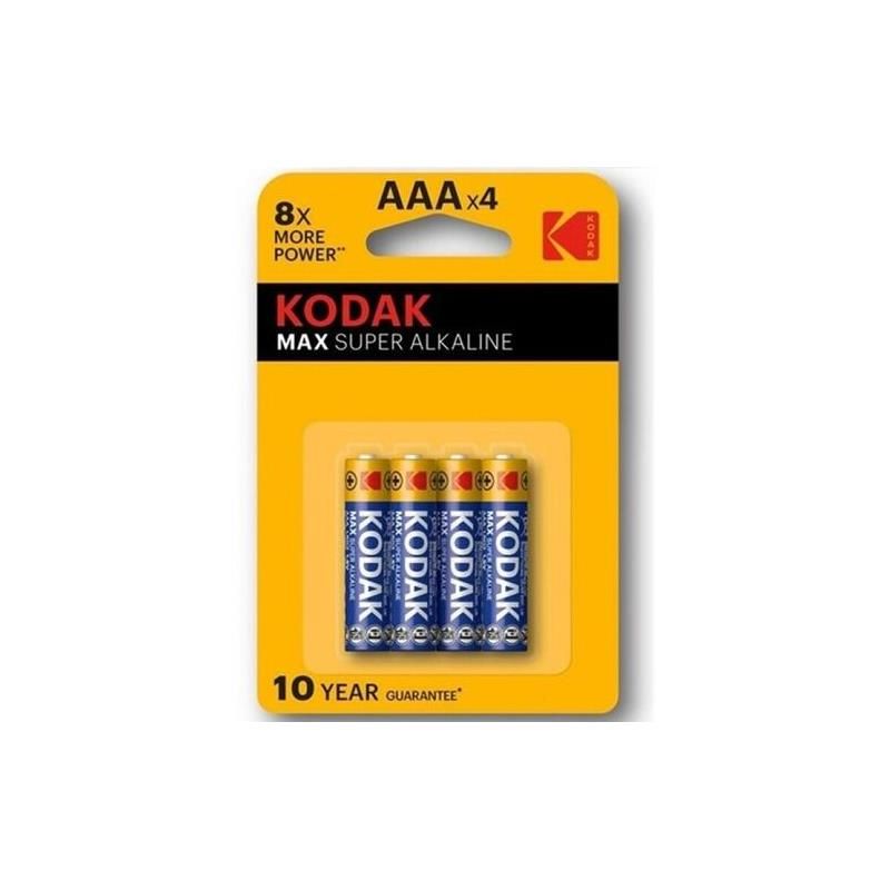 Kodak Alkaline Super Max AAA LR3 -paristo, 4 kpl:n pakkaus