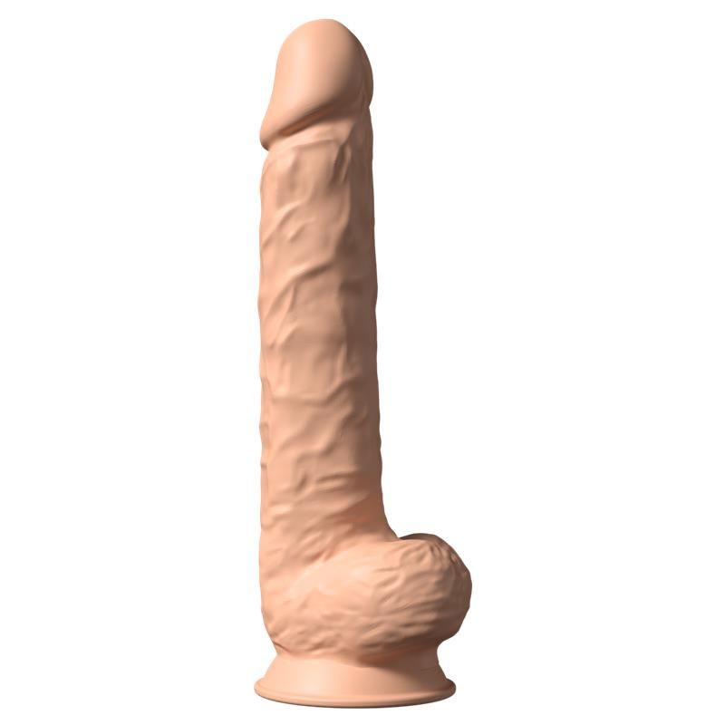 SilexD dildo Dual Density Model 1 15" kødfarvebrun