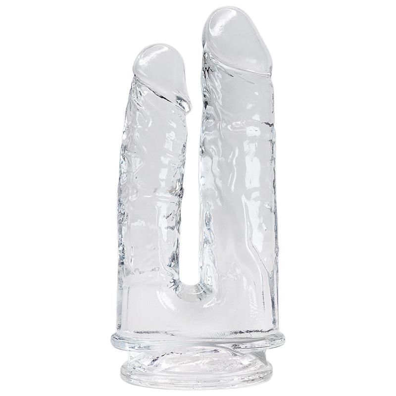 Alive Imperium Tuplapäinen jelly-dildo Läpinäkyvä