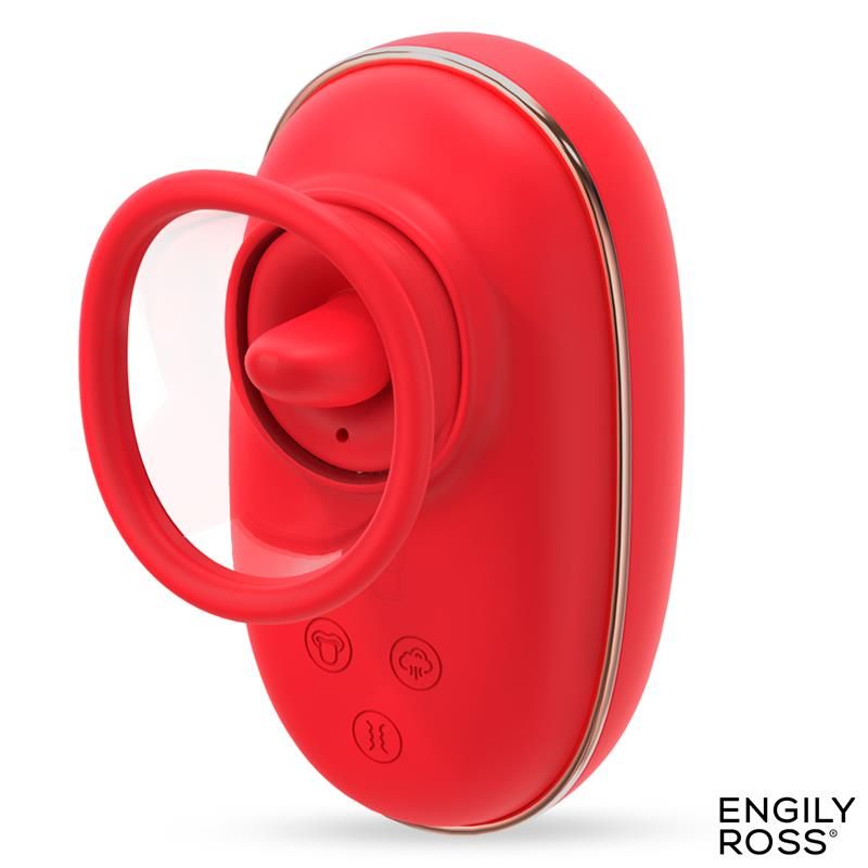 Engily Ross Lizer Stimolatore con Leccata e Pompa Vuoto