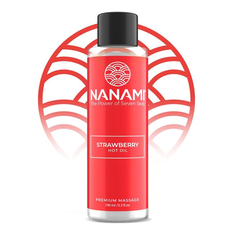 Nanami huile de massage chauffante fraise sucrée effet chaleur