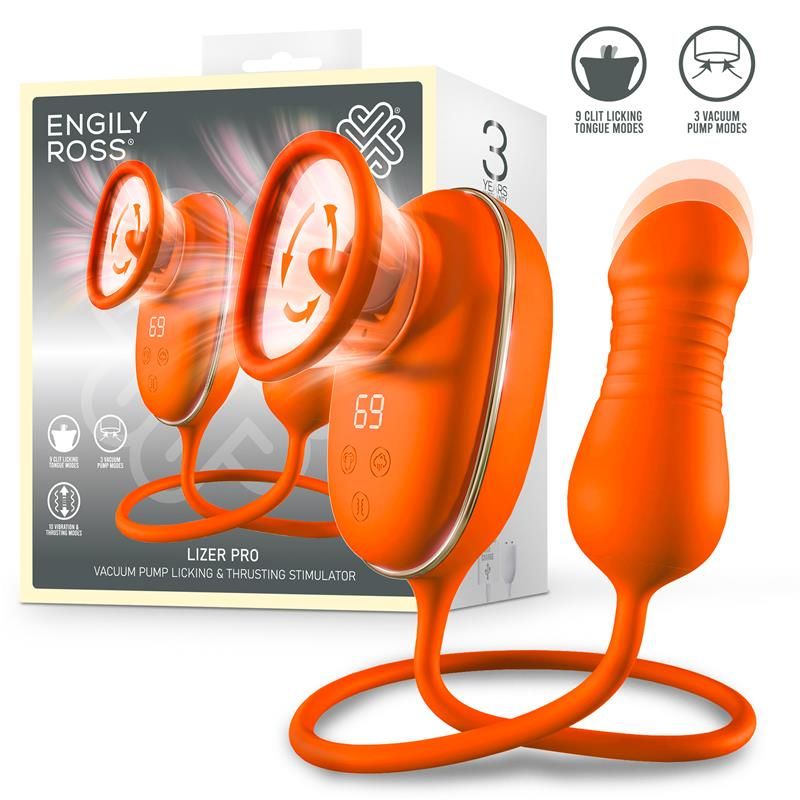Engily Ross Lizer Pro Oscillating Tongue Stimulator, Vacuum