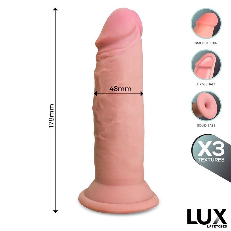 Lux Wolf Triple Density Dildo 7"