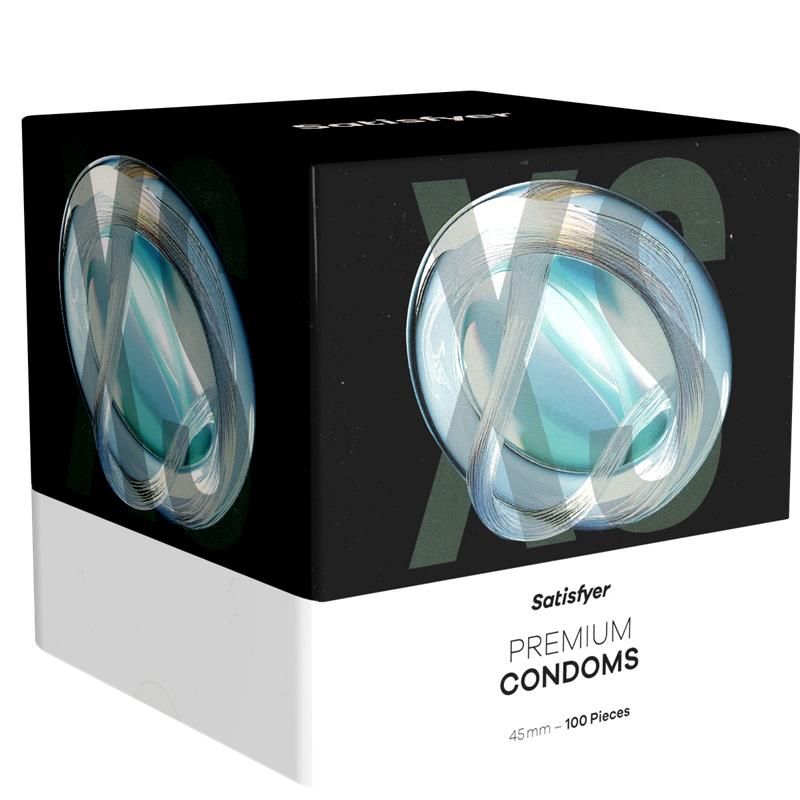 Satisfyer Condoms 100 kpl. Koko 45