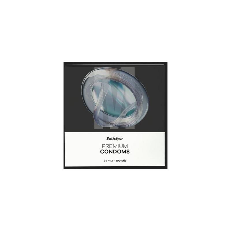 Satisfyer Condoms 100 kpl. Koko 53