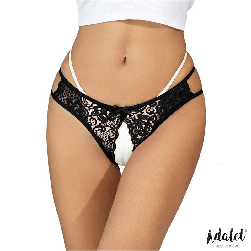 Adalet Lingerie Hope cuecas abertas (preto)