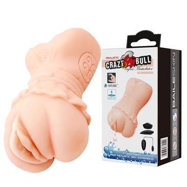 Crazy Bull realistisk vibrerende vaginamasturbator