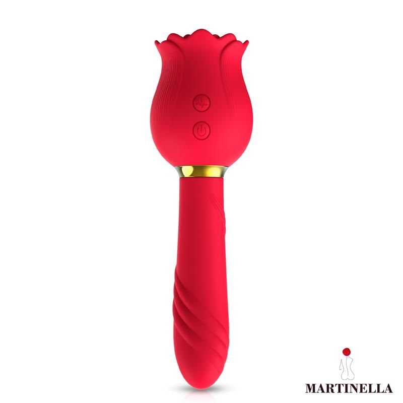 Martinella Rose con Suction e Vibe 2 in 1