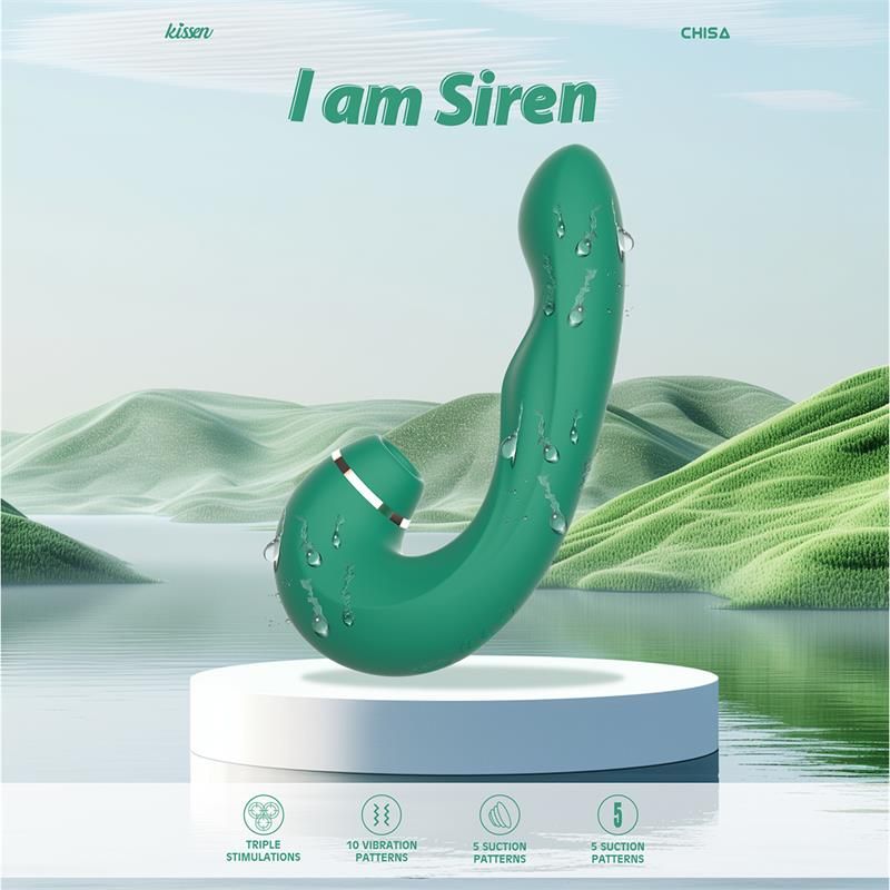 Chisa Siren Vibe wibrator na łechtaczkę z pulsacją i tapowaniem