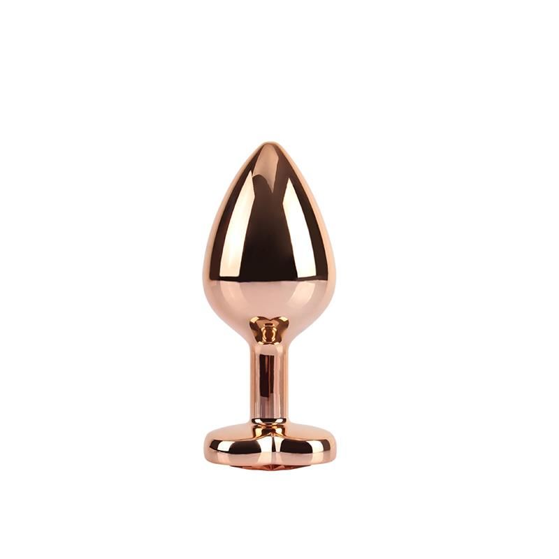 Chisa Rose Gold Heart Butt Plug Size M