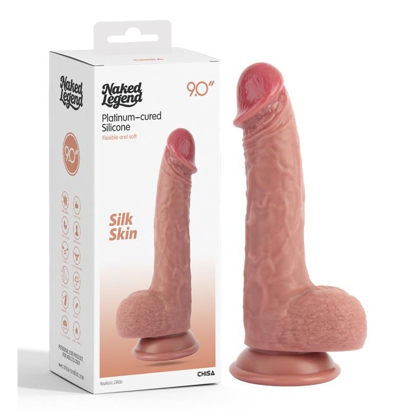 Chisa Silk Skin Dildo Liquid Silicone 23,5 cm