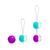 Pretty Love Kegel Geishakugler Orgasmic Balls Pink og (Blå), billede 3