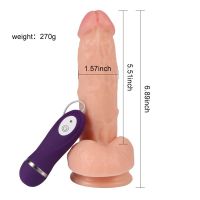SheQu Realistic Vibe Remote Control Kassadin 17,5 cm, billede 3