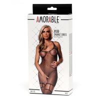 Amorable Fishnet Dress One Size