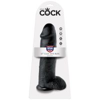 King Cock realistinen dildo kiveksillä 12"