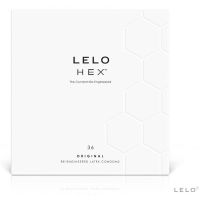 Lelo HEX ORIGINAL Condoms 36 Pack