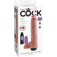 King Cock Squirt-dildo pallo-ominaisuuksilla 11", kuva 5