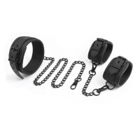 IntoYou set collier et menottes, cuir vegan, photo 4