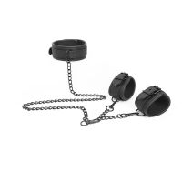 IntoYou set collier et menottes, cuir vegan, photo 5