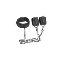 IntoYou set collier et menottes, cuir vegan, photo 6