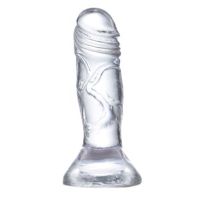 Glazed Realistic Dildo Crystal Material 12,3 cm
