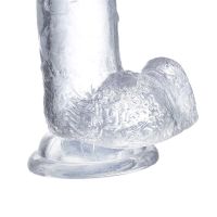 Dildo realistyczne glazurowane z jądrami 20 cm, zdjęcie 6