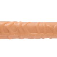 Max & Co Trent Tuplapäinen realistinen dildo Ihonvärinen 17,3" - 44 cm, kuva 3