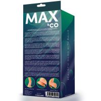 Max & Co Kurt Realistinen dildo kiveksillä Ihonvärinen 9,4", kuva 4