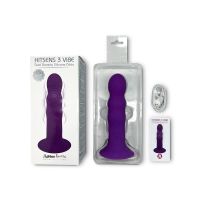 Adrien Lastic Dildo doppia densità vibrante Hitsens 3 (Viola), immagine 3