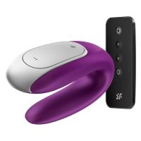 Satisfyer Double Fun Vibrator til Par (Violet), billede 6