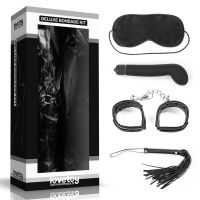 Lovetoy Bondage Kit Deluxe with Vibrator (Black)